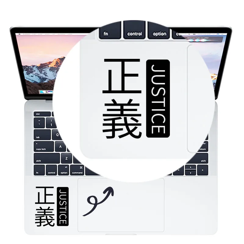 

Японская виниловая наклейка Kanji для ноутбука Macbook Air 13 Pro 14 16 Retina 15 дюймов