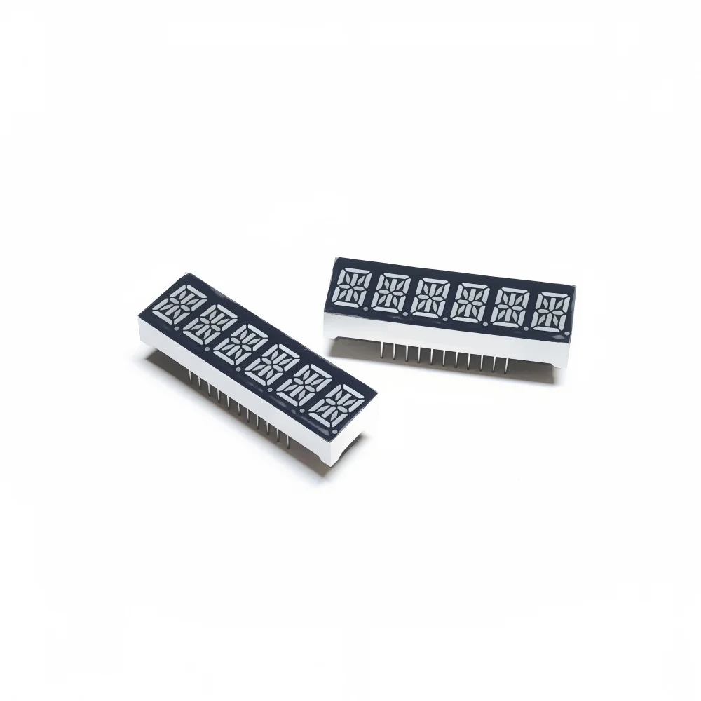 49x15x8MM 0.39 Inch Highlight Red LED Display 6 Bits Cathode Anode Digital Bar Chart for Household Appliances Display Screen