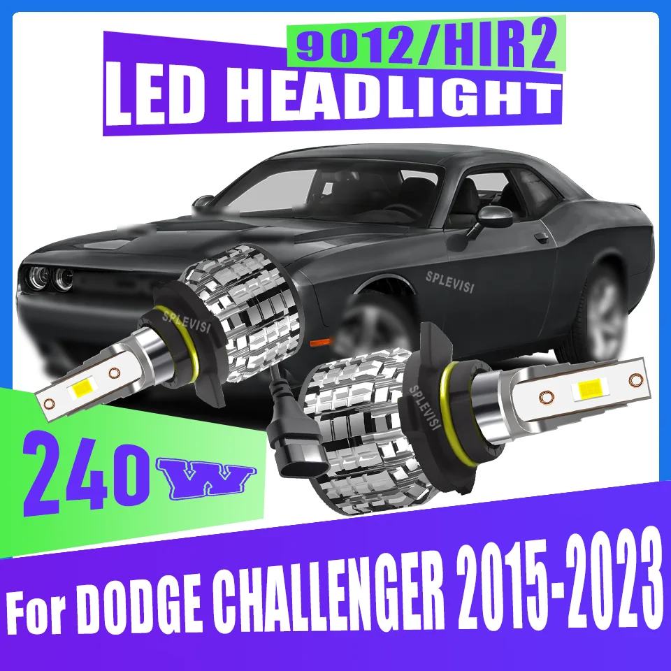 

automobile LED Headlights – Perfect for Night Highway Driving For DODGE CHALLENGER 2015 2016 2017 2018 2019 2020 2021 2022 2023