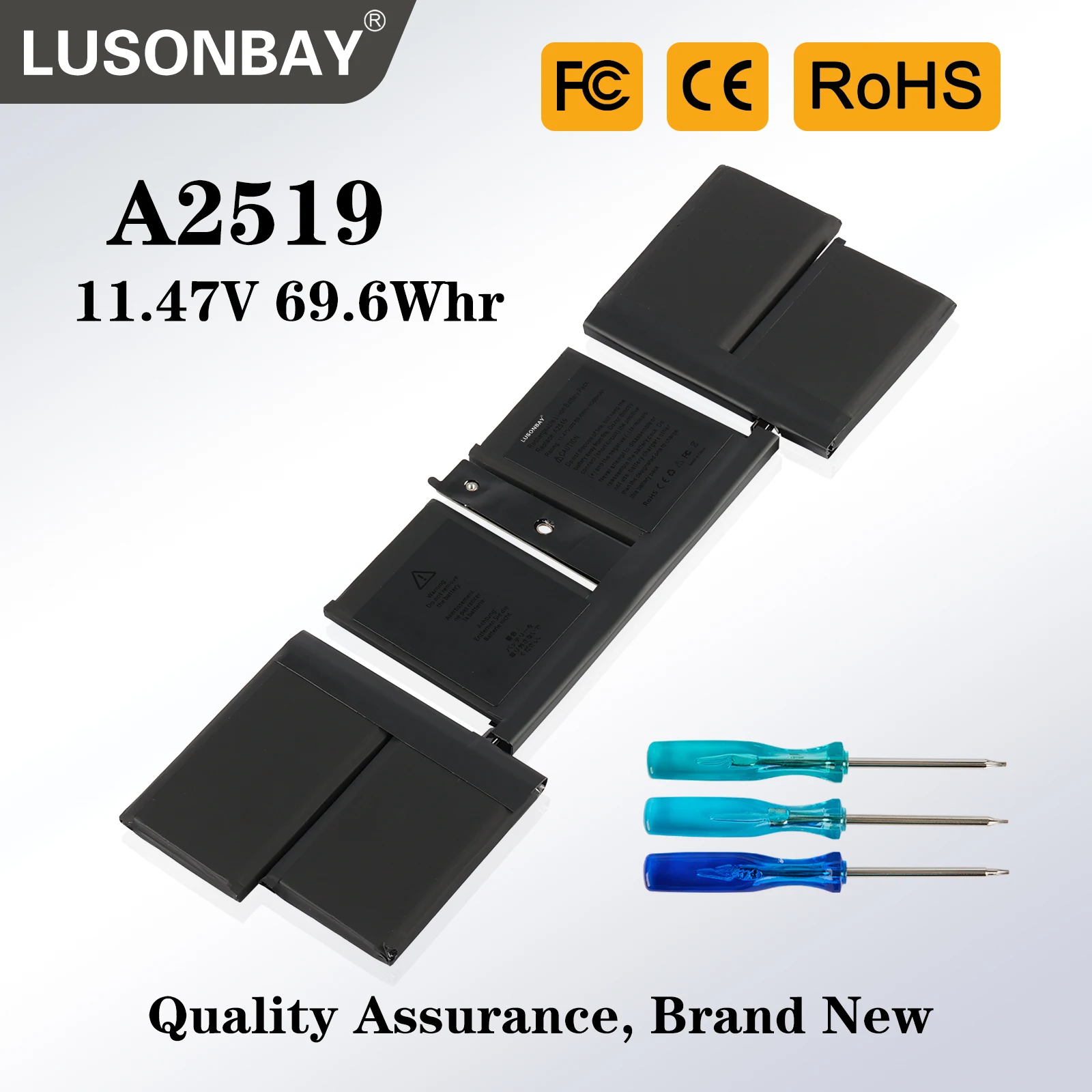 

LUSONBAY A2519 Laptop Battery For Apple MacBook Pro 14" Notebook Smart A2442 M1 Retina MKGT3LL/A MKGR3LL 2021 Year