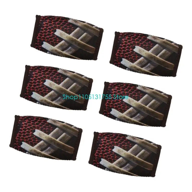 K0EF Replacement Football Helmet Chin Pads with Stitched Finish, 6-Piece