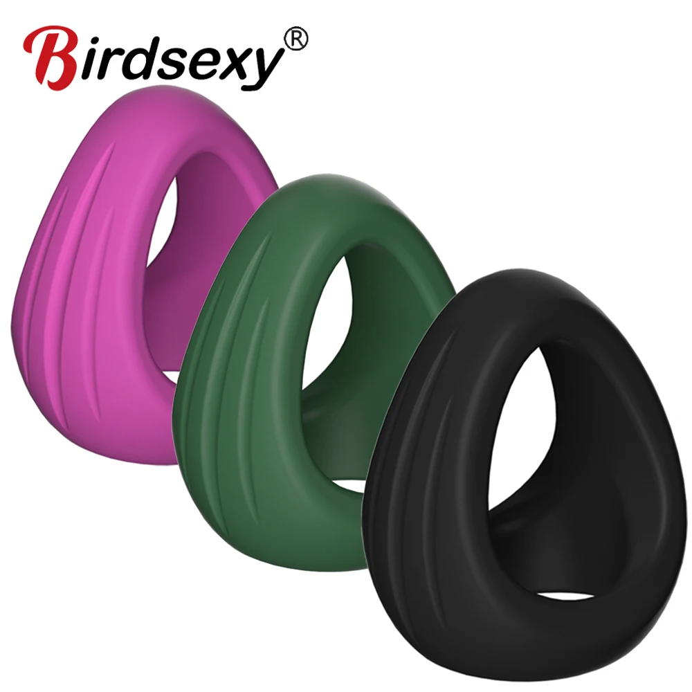 Silicone Penis Cock Ring Delay Ejaculation Super Small Chastity Cage Adjustable Penis Ring Scrotum Cockring Male Sex Toy for Men