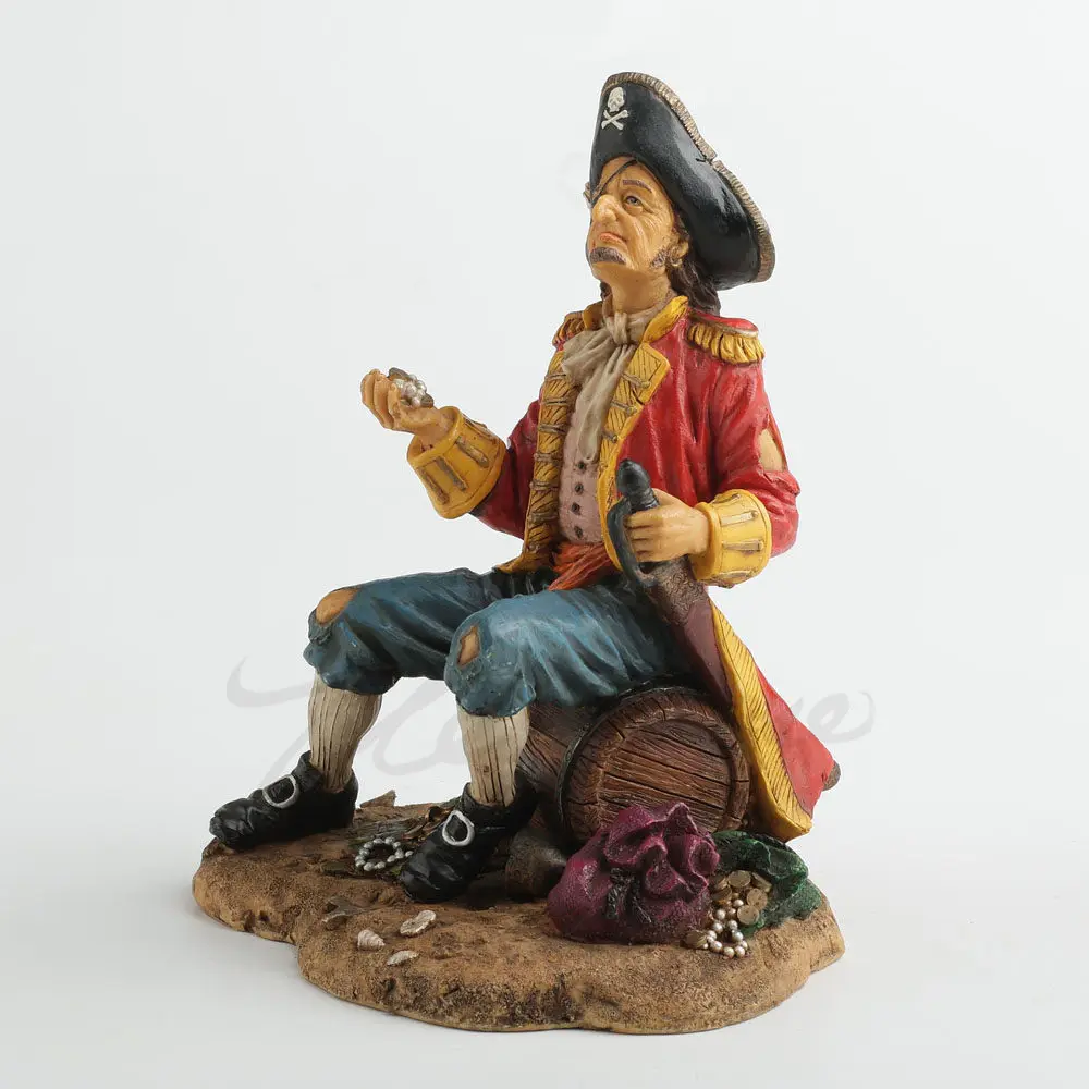 Pirate Captain Sculpture 