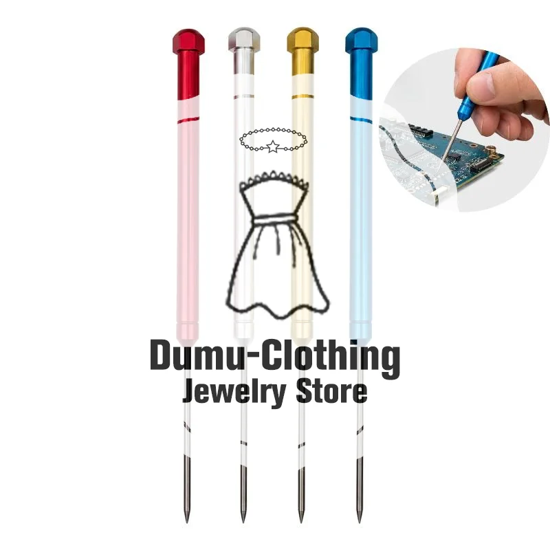 Heat Resistant Soldering Pick Tool Anti Scorch Welding Needle With Insulated Handle For Jewelry Metal Gold Silver Repair DIY