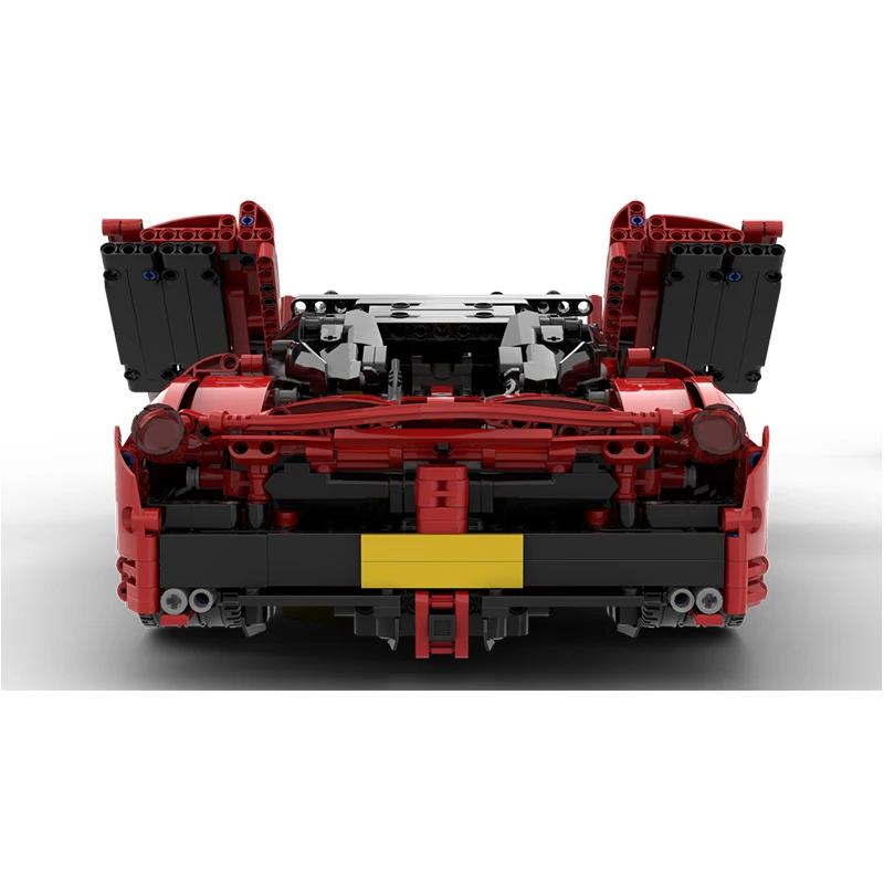 2024 cool modified supercar bricks hypercar race car blocks custom building moc unique display klocki