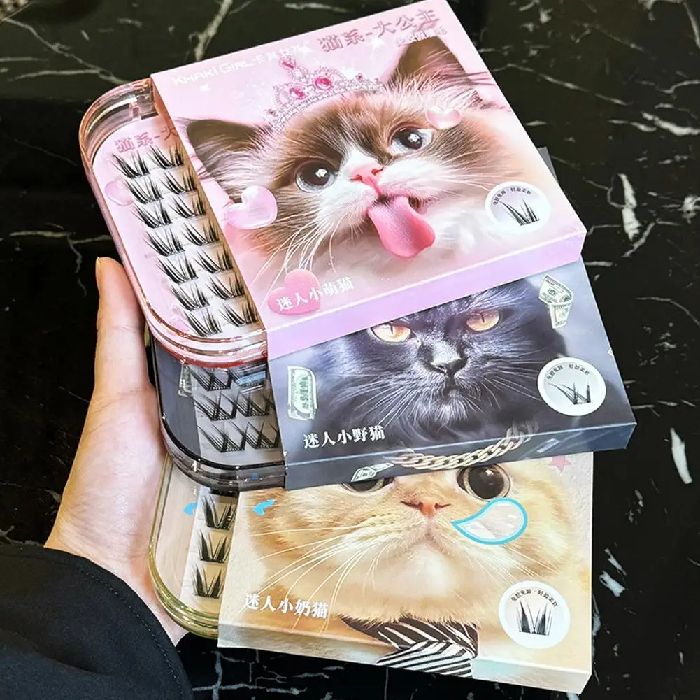Cat Series Kleberfreie falsche Wimpern Große Prinzessin Kleberfreie falsche Wimpern New Craft Su Daji Comics Fox Ser