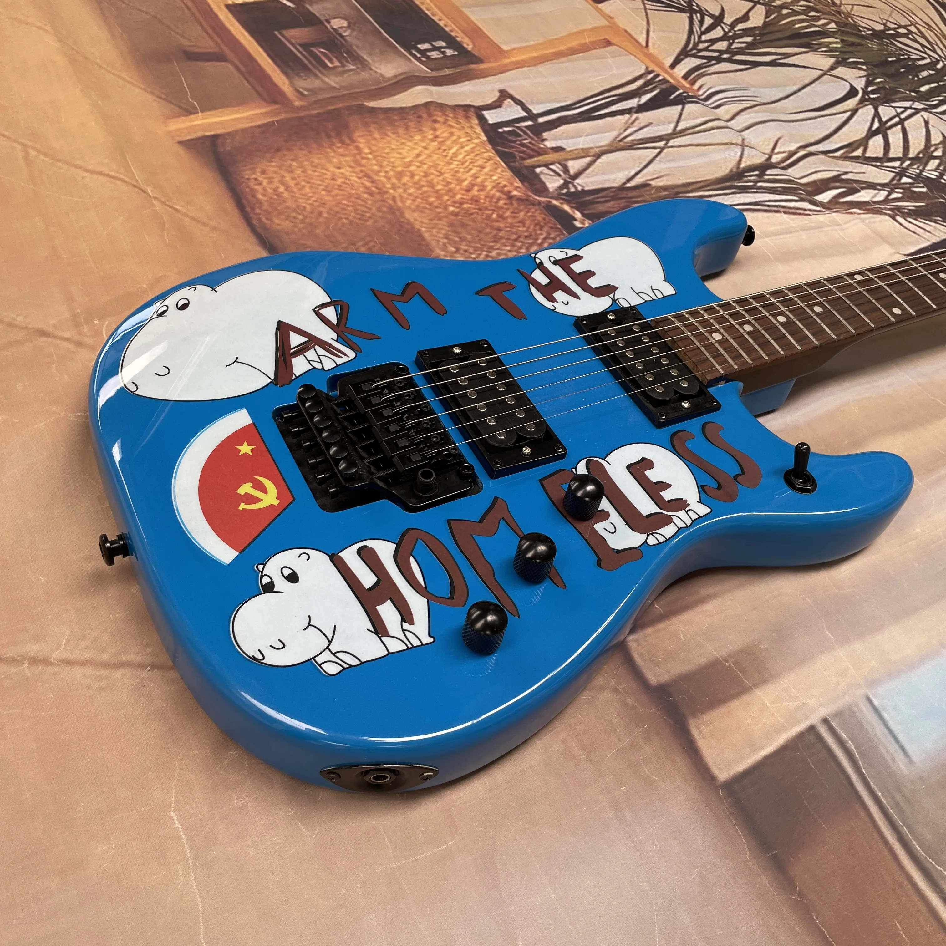 Mavi arka planlı çizgi film de - Electric Guitar Beginner incelemesi ve fiyatı