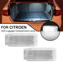 For Citroen C2 C3 C4 C5 C6 C8 DS3 LED Trunk Interior Light For Peugeot 206 207 208 307 308 3008 Footwell Glove Box Door Lamp