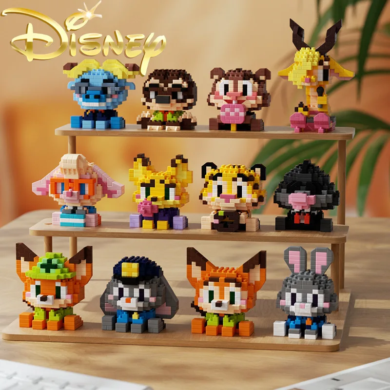 

Disney Zootopia New Miniature Particle Building Blocks Children's Cartoon Building Blocks Toys Educational Building Blocks Toys