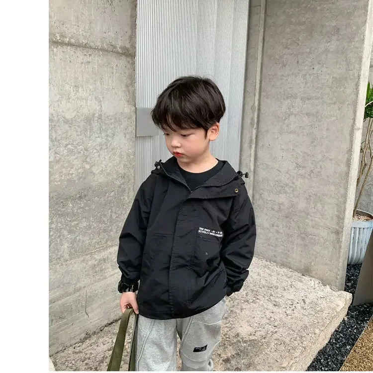 

Spring Autumn Hoodies Overcoats Children Clothes Outfits 4-14T Boys Fashion Casual Hooded Jackets Baby Kids