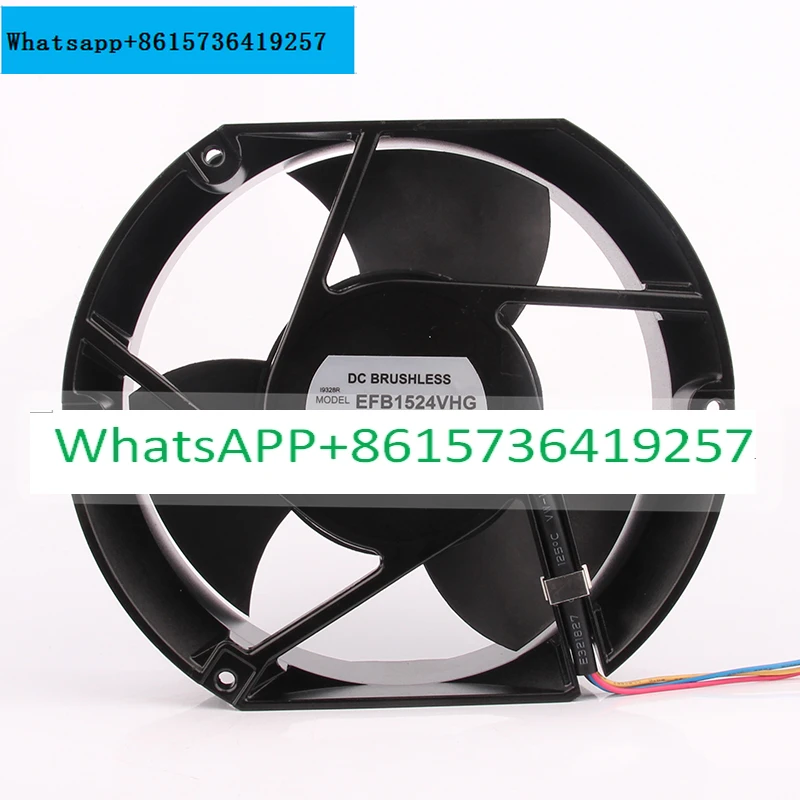 

12V 48V DC24V 1.70A EC AC 172X150X51MM 17cm 17251 Large air volume double ball bearing EFB1524VHG cooling fan