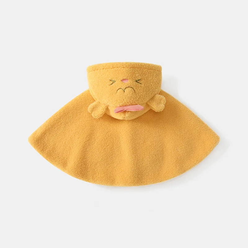 IYEAL Children's Shawl Cloak Baby Girls Warm Fleece Cloak Children's Thick Cloak  Baby Boys Warm Top Fleece Coat