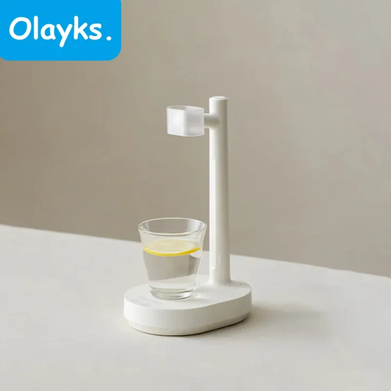 Olayks USB Mini Water Dispenser With Extension Hose Water Pump Portable Bottle Electric Carboy Drinkware Pumps Kitchen Dining