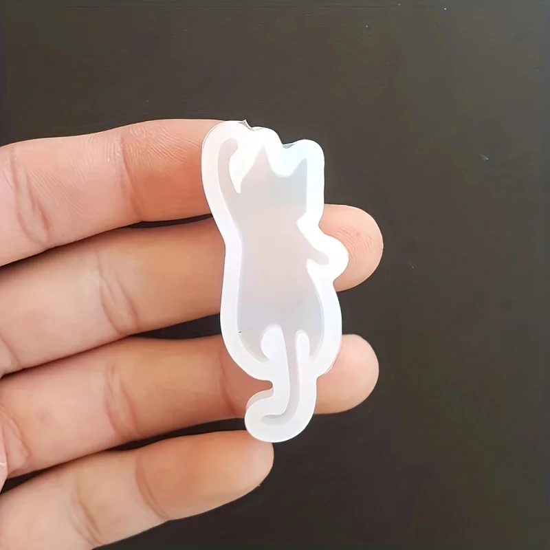 Cat Animal Style Silicone Cat Resin Mold Handmade Craft DIY Resin Charms Pendant Mold Jewelry Making