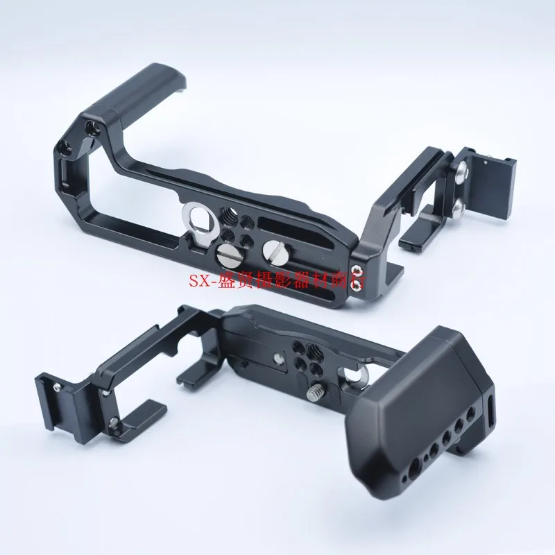 

xt4 Extended Adjustable Vertical Quick Release L Plate/Bracket Holder hand Grip with hotshoe for Fujifilm Fuji X-T4 RRS tripod