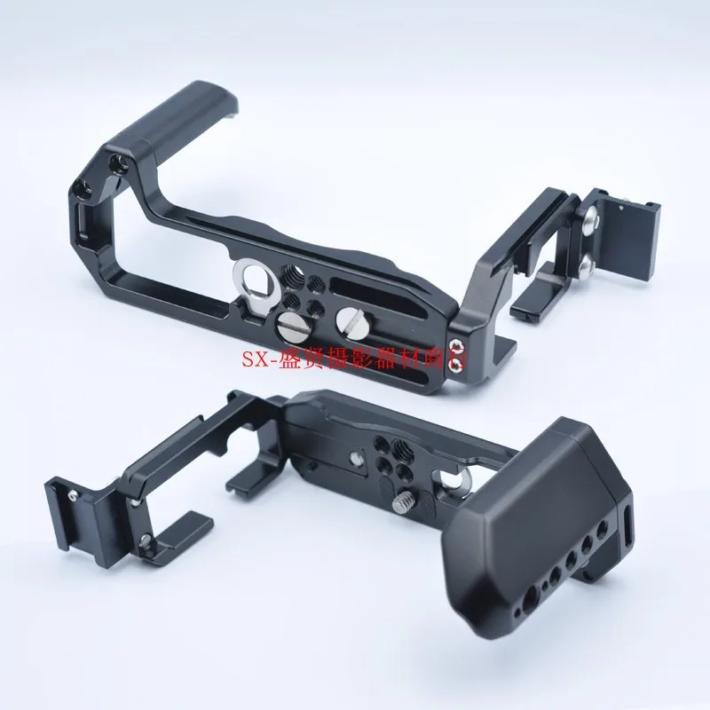 xt4 Extended Adjustable Vertical Quick Release L Plate/Bracket Holder hand Grip with hotshoe for Fujifilm Fuji X-T4 RRS tripod