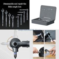 02DC Ergonomic Handle 40 in 1 Ratcheting Screwdriver Set 180 Degree Flexible Head Magnetic Retention Fit for Secure Fastening