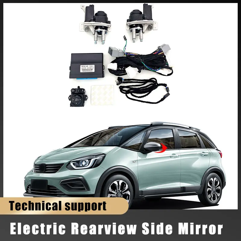 For Honda fit Auto Intelligent Automatic Car Electric Rearview Side Mirror Folding System Kit Module