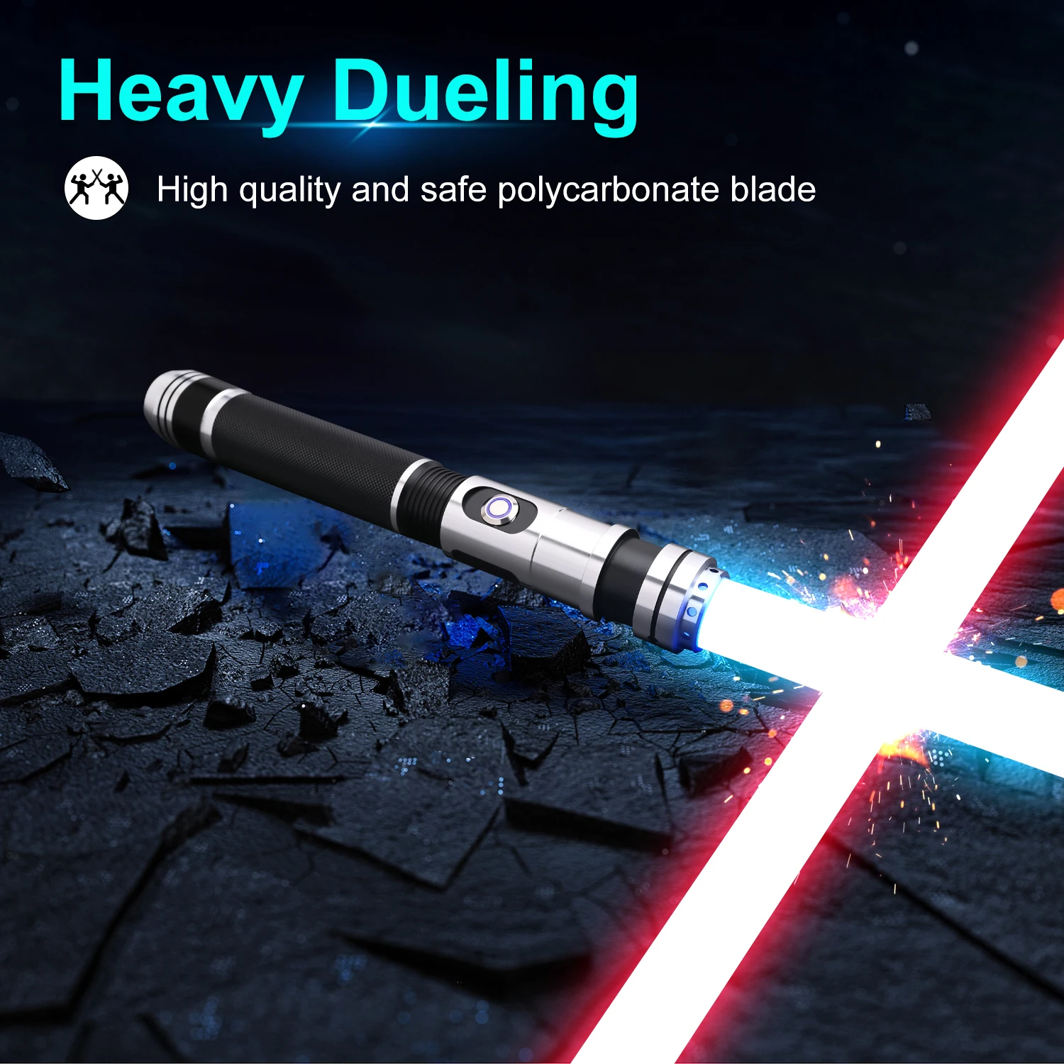 TXQSABER Neo Pixel Lightsaber SNV4 Pro سوينغ سلس الثقيلة المبارزة المعدنية هيلت الليزر السيف الناسف قوة ماندالوريان تأثيري اللعب