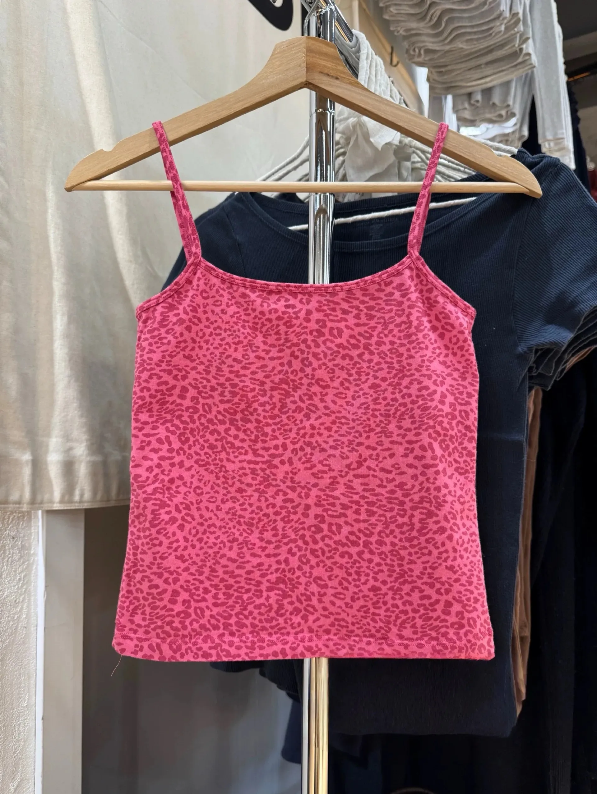 Leopard Print Shorts Sets Women Summer Cotton Sleeveless Crop Tank Top & Shorts Pant Sweet Cute Home Cozy Slim Two-piece Set Y2K view 4