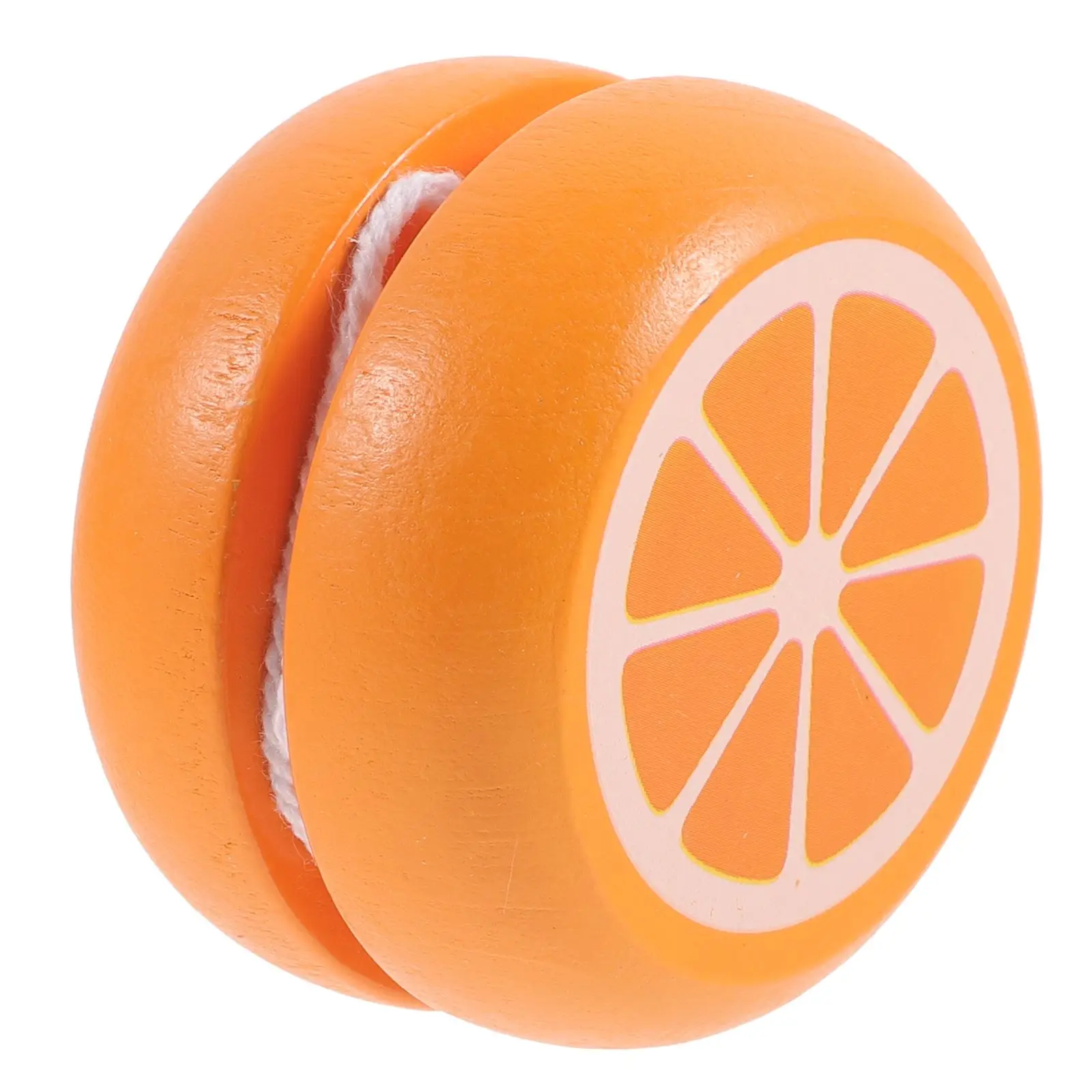 

Wooden Yo-Yo Children'S Cute Orange Yo-Yo Kindergarten Children'S Gift Educational Yo-Yo Plaything Unisex Creative Educational