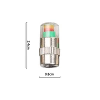 Cars Tire Air Pressure Monitor Alert 4Pcs/set Indicator Tire Valve Cap Gauge Car Accessories Car Tyre Pressure Gauge Caps Useful 6