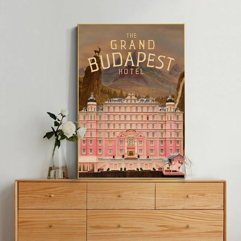 The Grand Budapest Hotel Movie Vintage Posters Vintage Room Bar Cafe Decor Decor Art Wall Stickers