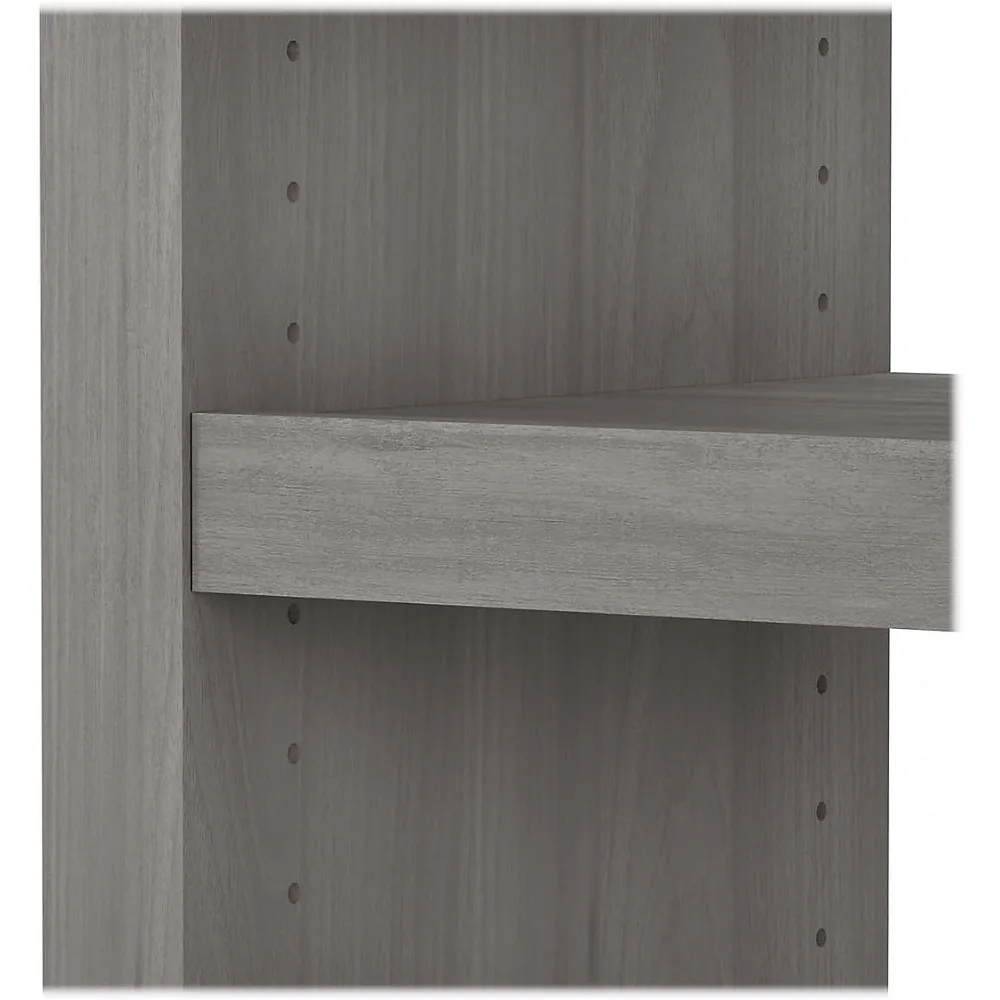 Bureau Bibliothèque Moderne Gris, 56W