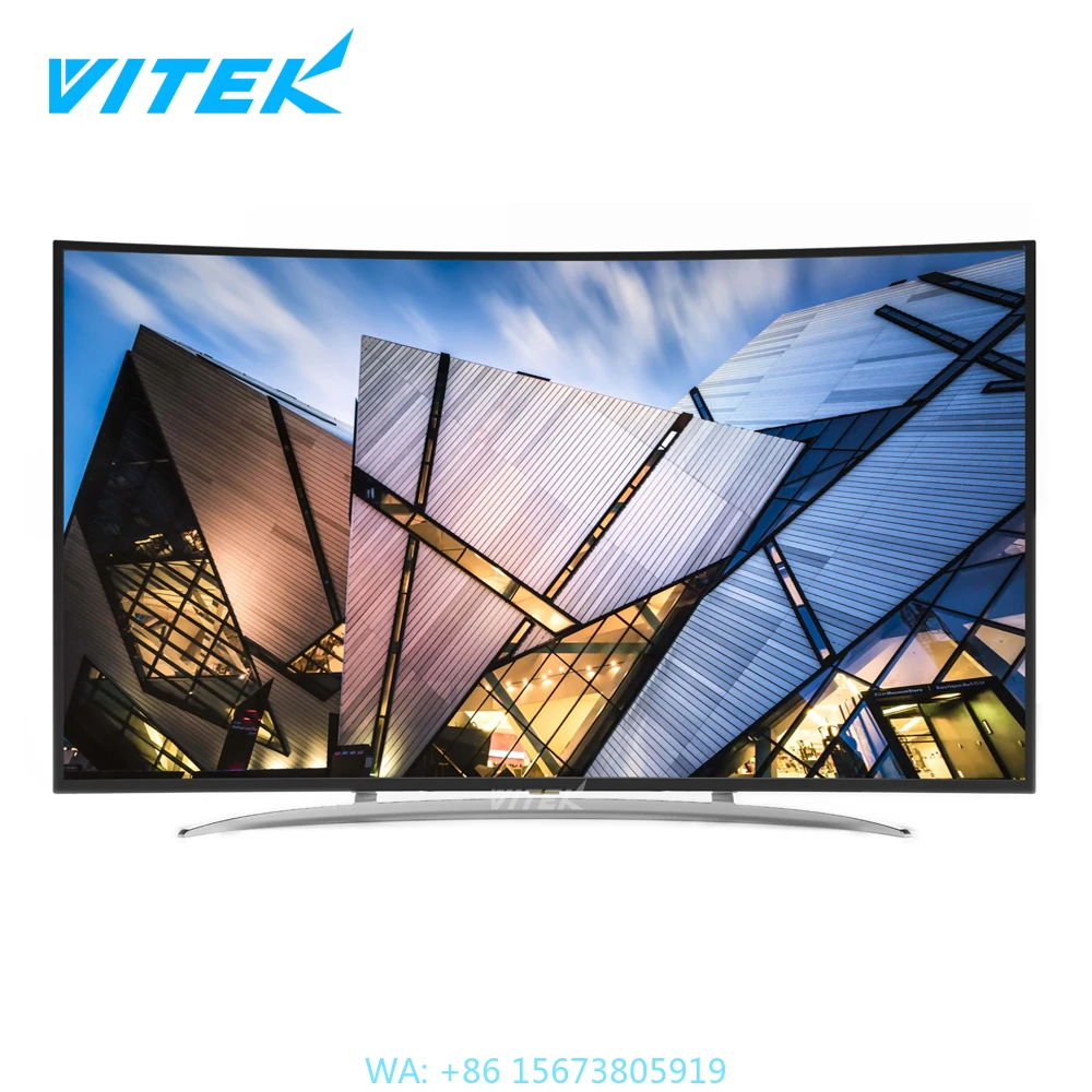 Cheap Price 55 65 Inch OEM Curving LCD LED Television 4K Smart Curved TV