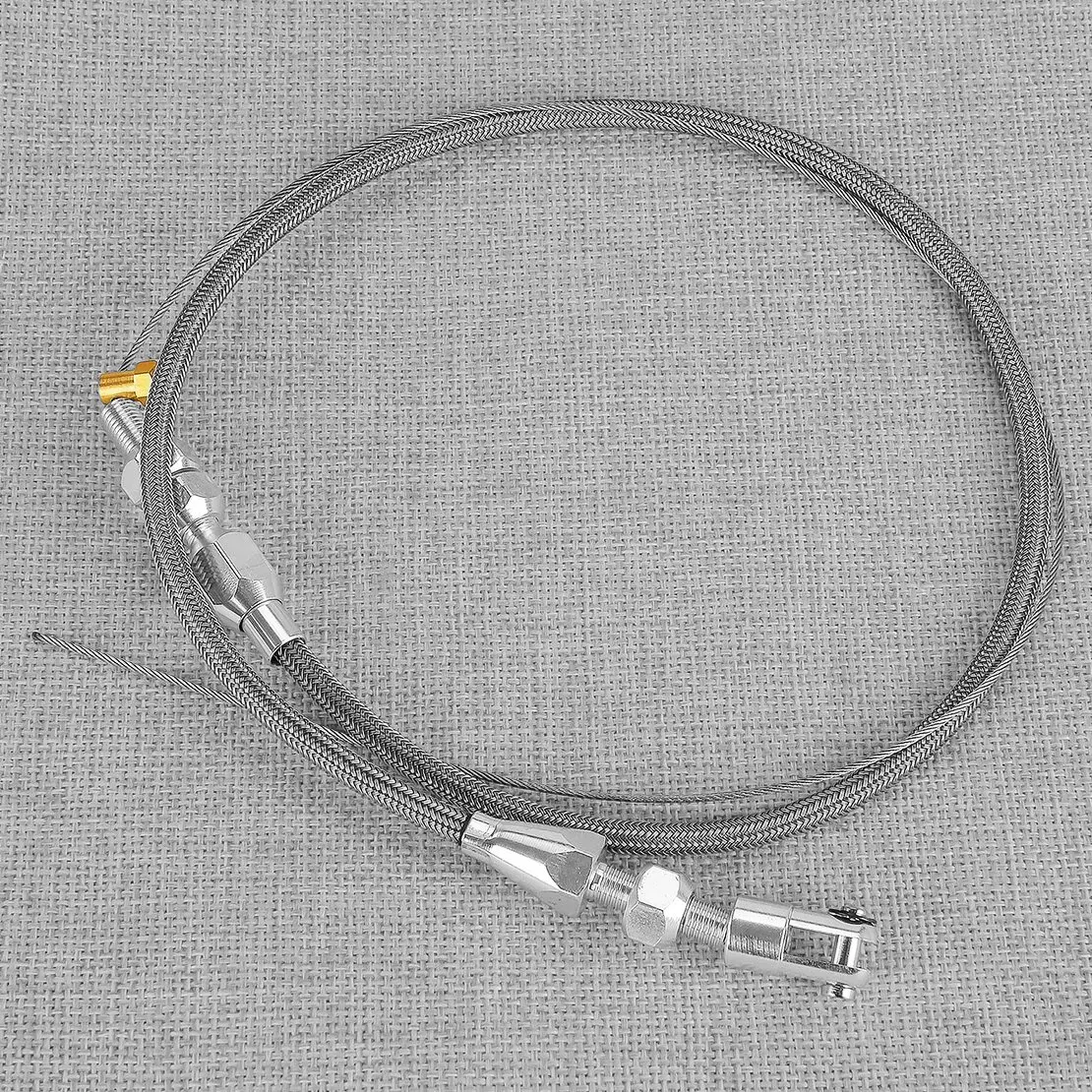 

24" Adjustable Throttle Accelerator Gas Cable Braided fit for Ford Mustang 302 5.0L 1986 1987 1988 1989 1990 1991 1992 1993