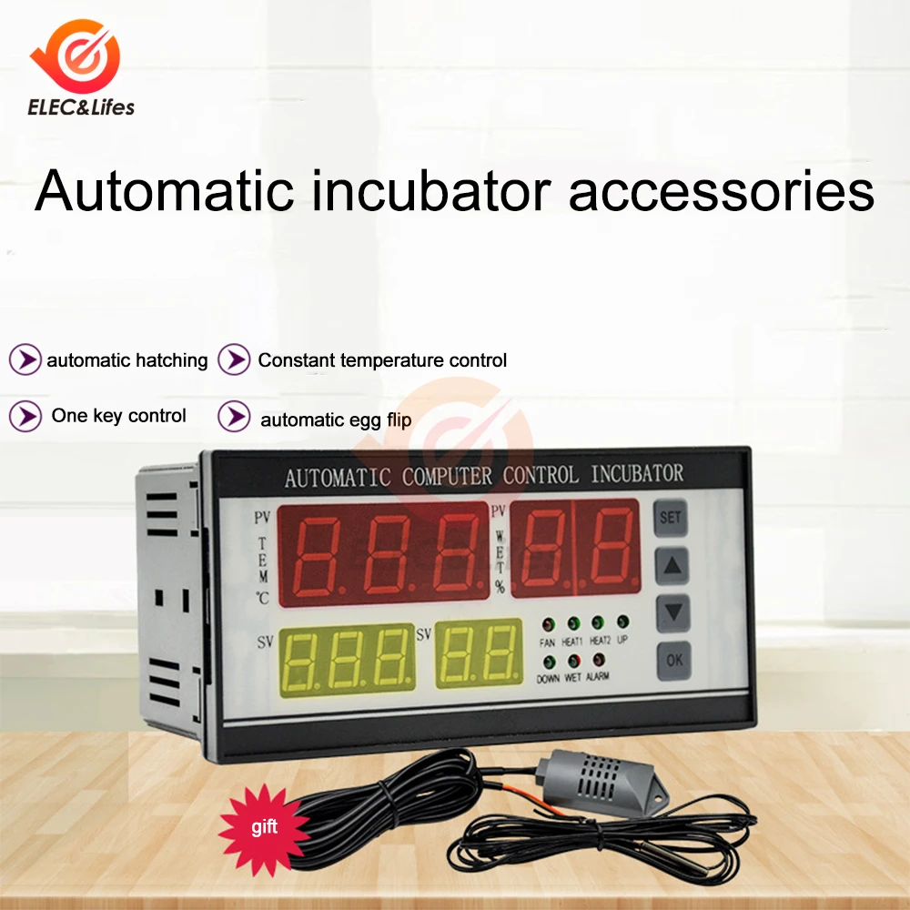 

Xm-18 Egg Controller Incubator Multifunction Automatic Temperature Humidity Control AC 180V-240V 50HZ CE ISO Xm18 xm18