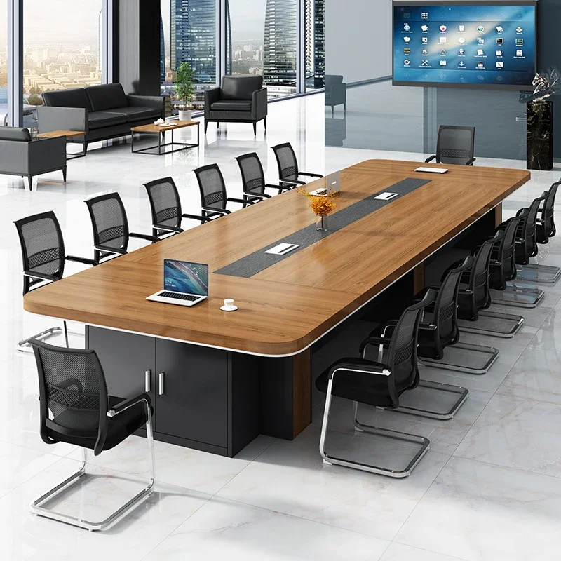 HYZ-08 Mesa De Reuniones Office Furniture Desk Set Conference Room Desk Table Meeting Table Modern Conference Tables And Chairs