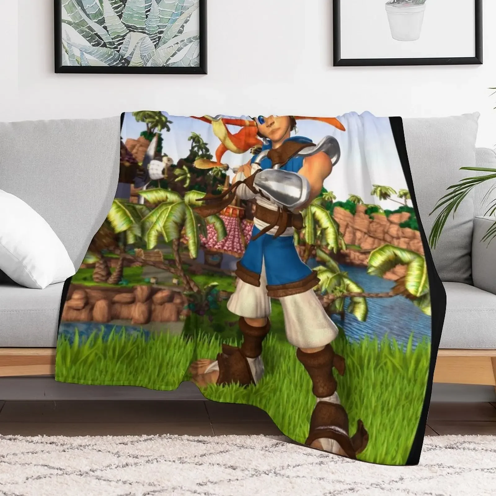 Jak and Daxter: The Precursor Legacy 2 Throw Blanket Stylish Warm Blanket for Living Room Bedroom