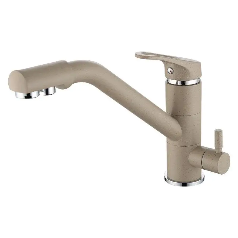 Brass Kitchen Faucet 3 in 1 Kitchen Faucet Filter Drinking, Tap Cleaning Water for Mixer Sink Kitchen Faucet Cooking,