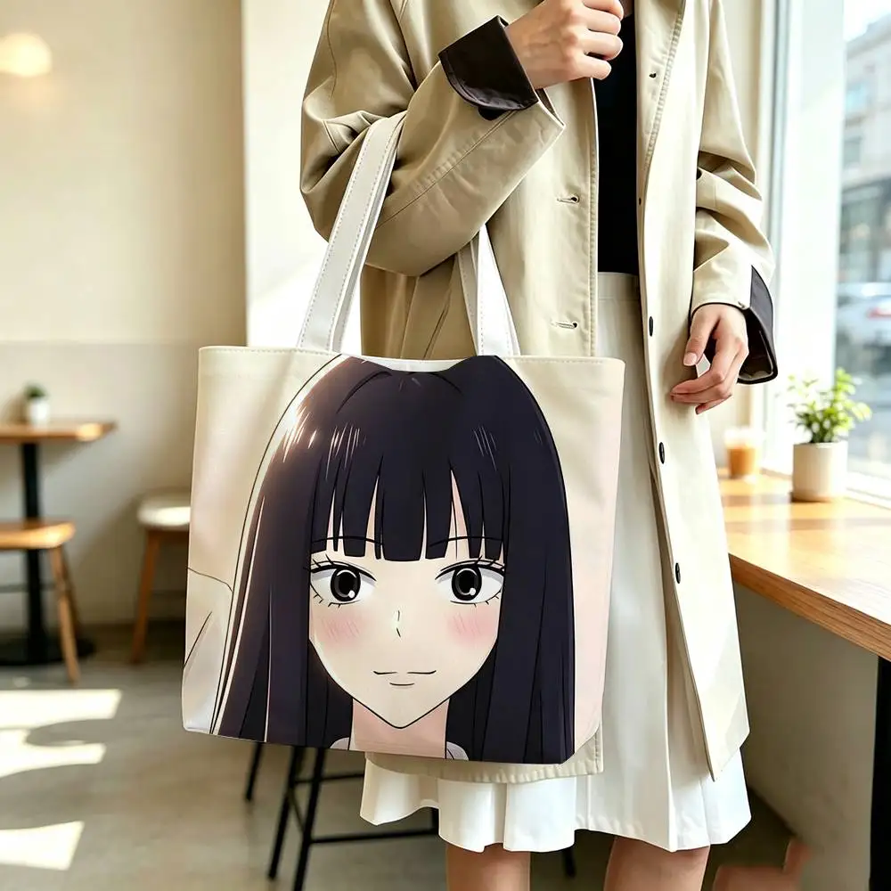 CUTE S-Sawako Kimi ni Todoke   Printed Canvas Tote Bag Shoulder Bag Commuter Mommy Shopping Bag