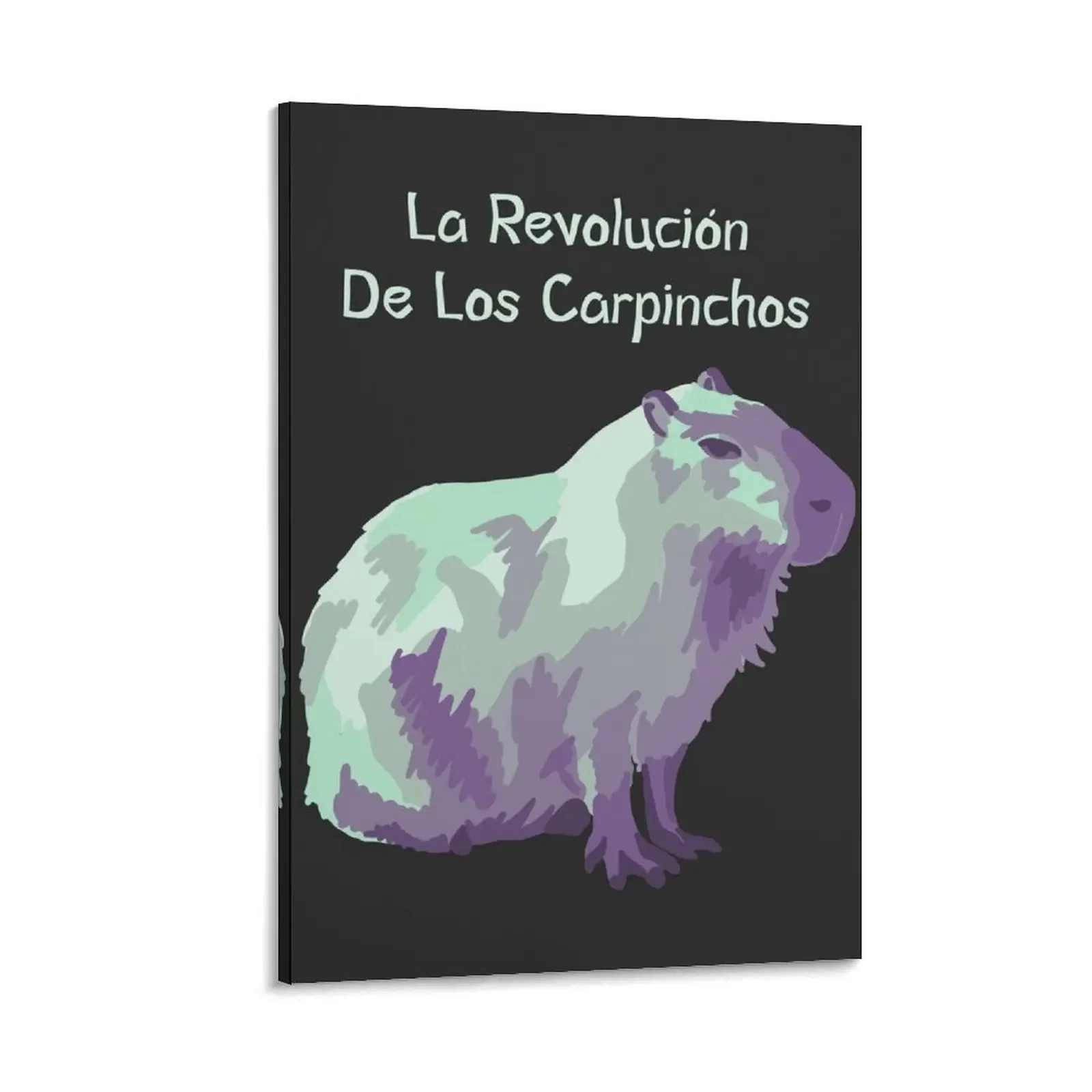 

La Revolución De Los Carpinchos Canvas Painting room decorations aesthetic accessories for home decor wall art canvas painting