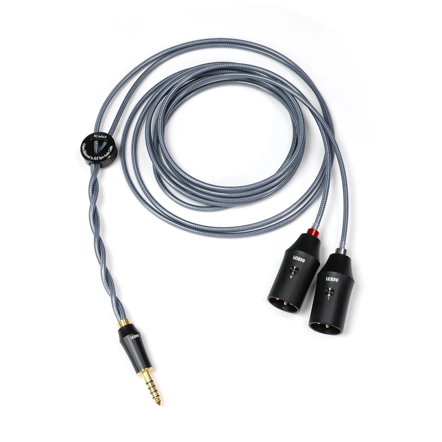 

DDHIFI BC44XLR 4.4mm Balanced Input to XLR 3Pin Output Shielding Signal Cable Double Shielded Coaxial Structure