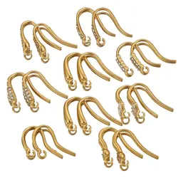 6pcs Stainless Steel Earring Hooks Classic French Hooks Clasp DIY Making Supplies Components Parts for Earring Accessories Blank