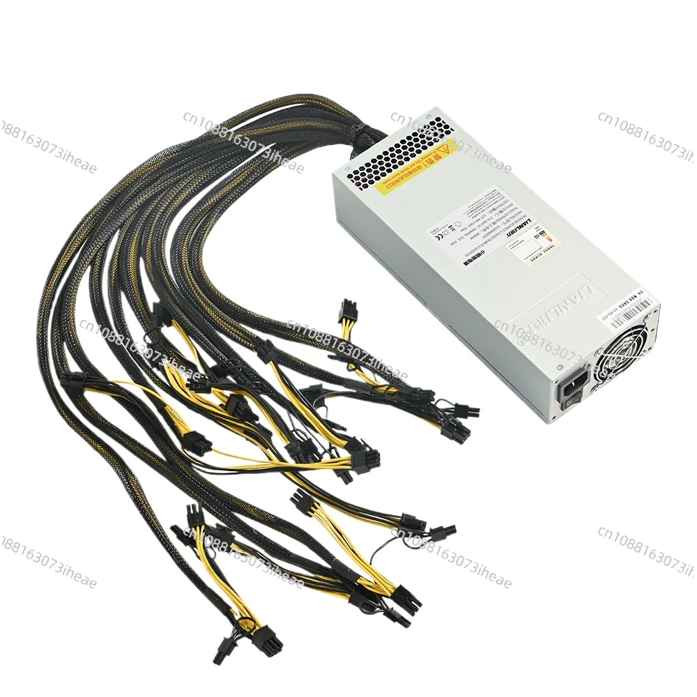 

Блок питания 2U, 1800 Вт, 2000 Вт, 2500 Вт, 3300 Вт, длинный провод, бесшумная видеокарта с прямым разъемом, двойной 8-контактный интерфейс