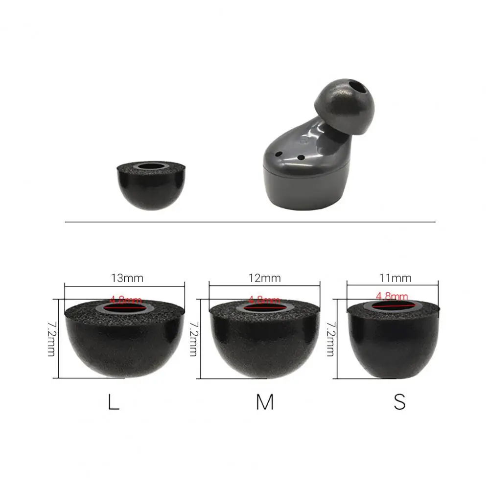 1 Pair Ear Tips Comfortable Slow Rebound Mini Memory Sponge In ear Earphone Ear Tips for Galaxy Buds Pro
