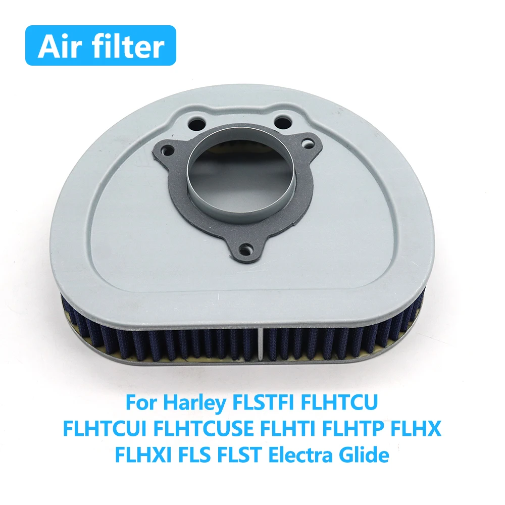 

Air Filter For Harley FLSTFI FLHTCU FLHTCUI FLHTCUSE FLHTI FLHTP FLHX FLHXI FLS FLST Electra Glide Intake Cleaner Accessories