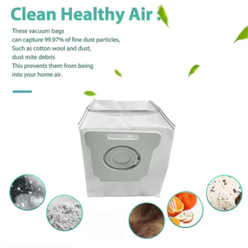 The New 6PCS for I7+ I7 Plus I3 E5 E6 E7 S9 S9+ Robot Activated Carbon Dust Bag Vacuum Cleaner Accessories