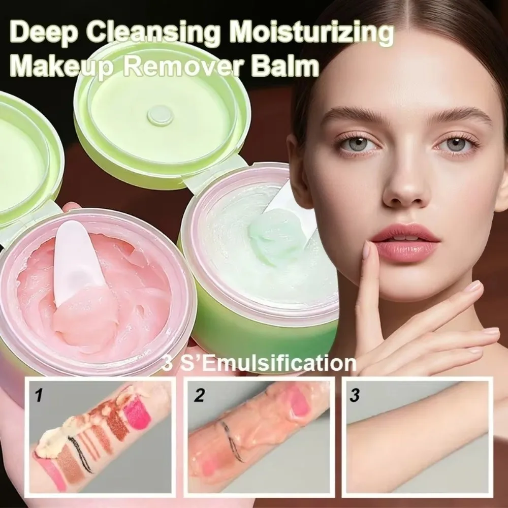 Oil-Based Formula Guava Cleansing Balm Deep Cleanse Potato Mud Texture Face Makeup Remover Non-Irritating to Eyes