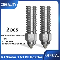 Official Creality K1 High Flow Nozzle Kit,Steel Nozzles Made of Copper Alloy for K1/K1 Max/Ender 3 V3 KE/CR 10 SE 3D Printer