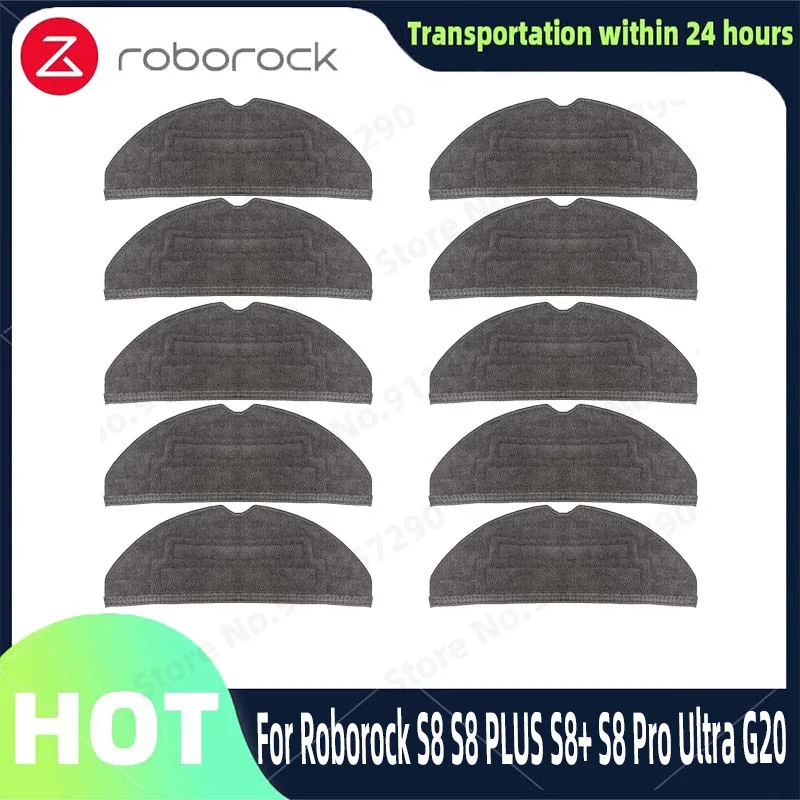 High Quality For Roborock S8 S8 PLUS S8+ S8 Pro Ultra G20 Parts Double Vibration Antibacterial Vibrating Mop Cloth Accessories