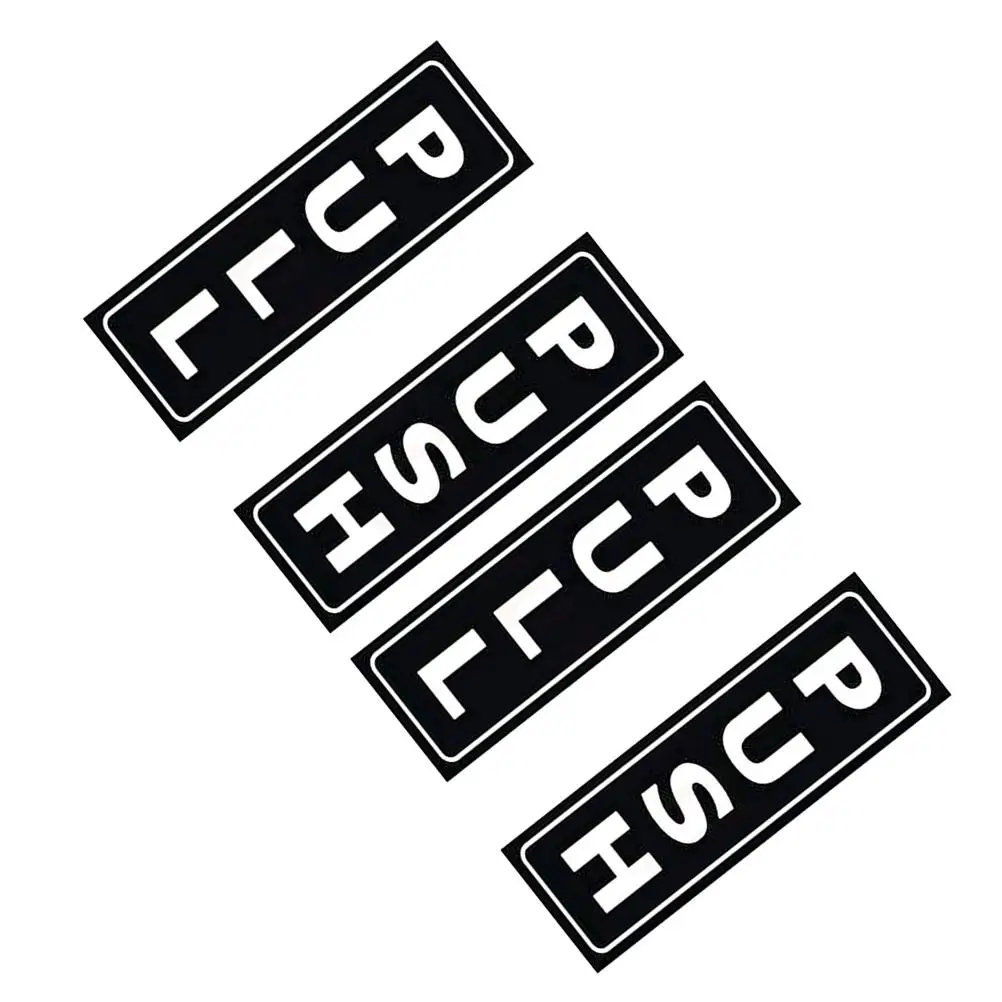 

4 Pcs Stickers Push Pull Signs Creative PVC Material Door Sign Decals Decorative Plates Waterproof Long Term Use