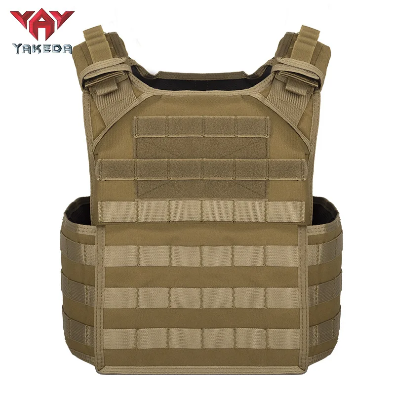 YAKEDA Tactical Vest MOLLE System Multi-functional Extended Breathable And Wear-resistant Tactical Supplies Outdoor Real-life CS