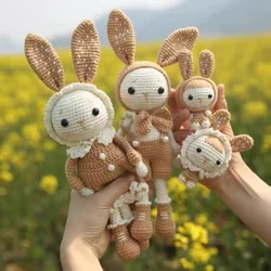 Rabbit Knitting Material Crochet Kit DIY Knitting Doll Needlework Crocheting Craft kits Yarn Handmake Pattern