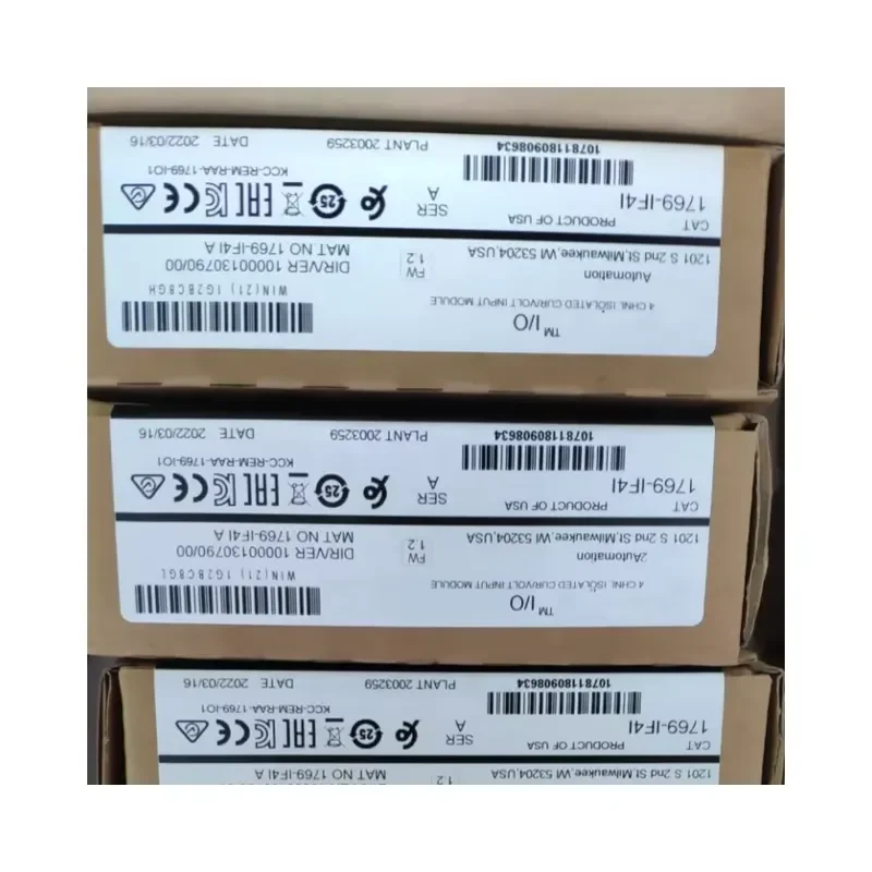 In Stock 1769-IF4 4 Channel Analog Current/Voltage Input Module Industrial Control Spare Parts with 12 Months Warranty