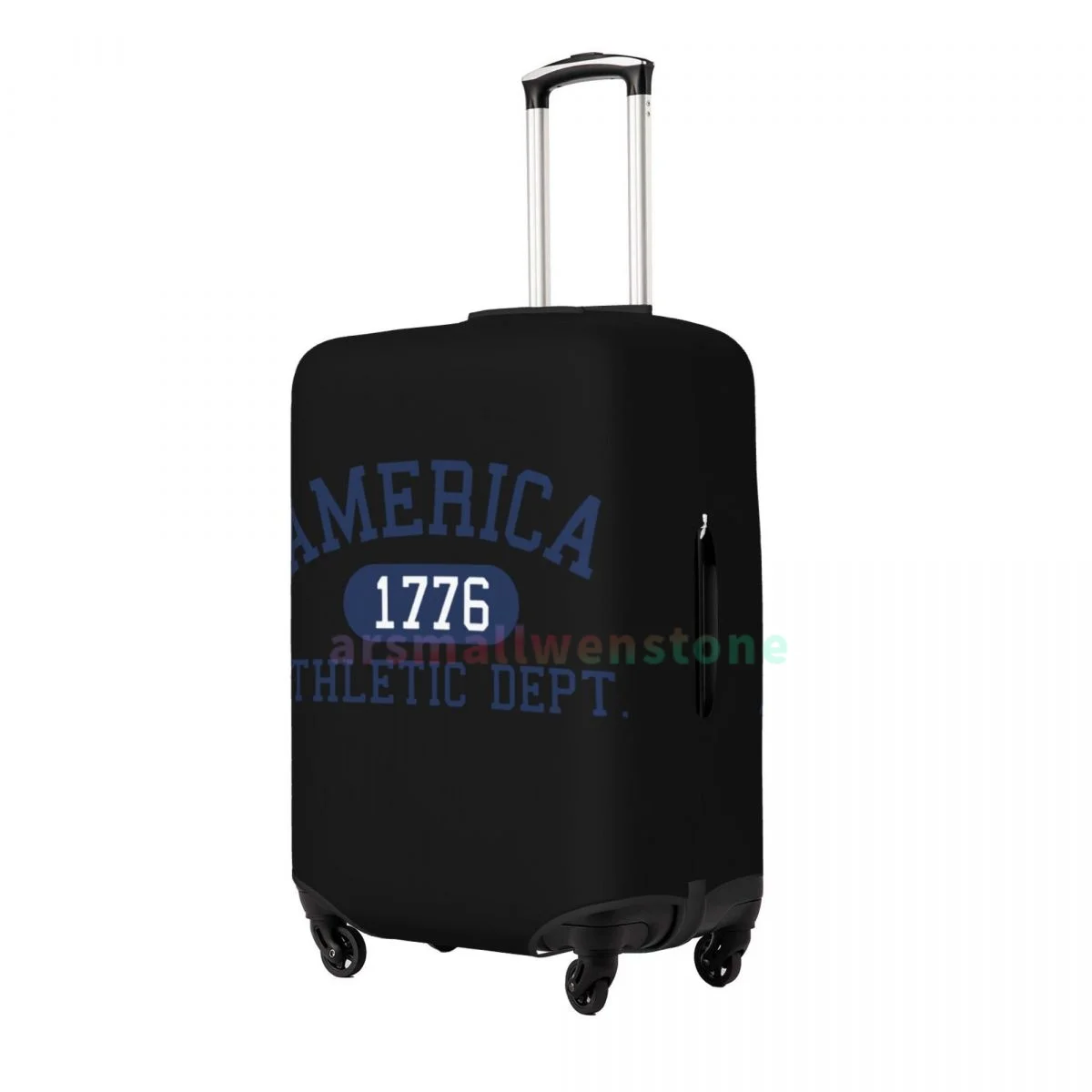 America 1776 Athletic Dept Letter Luggage Cover Suitcase Protector Thicken Elasticity Dust Covered Anti-scratch Protective